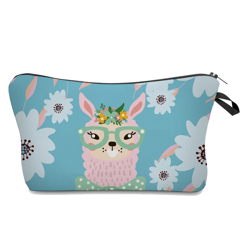 Jom Tokoy Cosmetic Organizer Bag Make Up Printing Llama Cosmetic Bag Fashion Women Brand Makeup Bag Hzb936