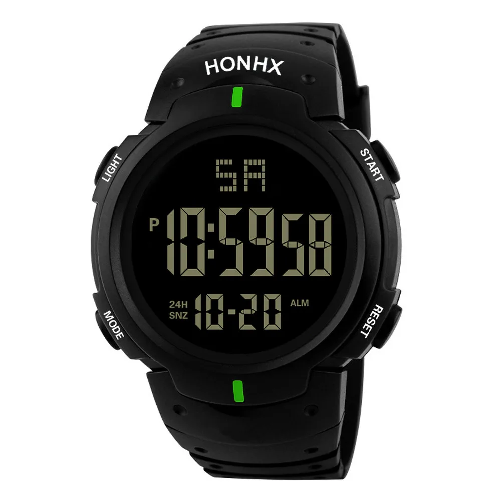  Mode männer LED Camping Out Digitale Quarz Military Luxus Sport Datum Uhren Männer LED Digital Acti