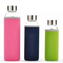 Путешествия Посуда для напитков портативная бутылка дизайн стеклянной бутылки Прозрачная бутылка для воды чая стеклянная бутылка для напитков