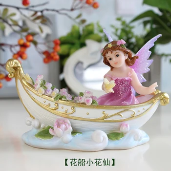 

Creative and lovely Color Angel dolls Bookcase decorations living room furnishing girl friend statues sculpture Home wedding