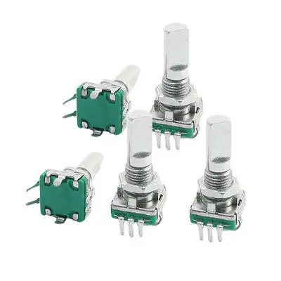 

5Pcs Rotary Encoder Dode Switch EC11 Audio Digital Potentiometers