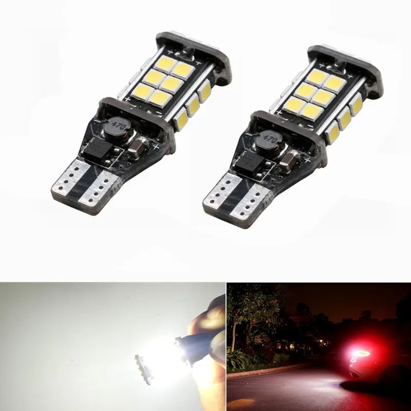 2 шт. T15 W16W 921 912 1200Lm 3030 SMD СВЕТОДИОДНЫЙ CANBUS NO OBC Ошибка резервного копирования