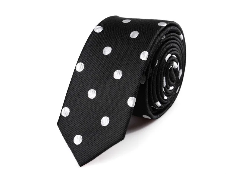 Мужской галстук 5 см, корейский Британский стиль, обтягивающий галстук в полоску, клетчатое свадебное платье, тонкий галстук, жаккардовый модный галстук в горошек с цветами - Цвет: 17