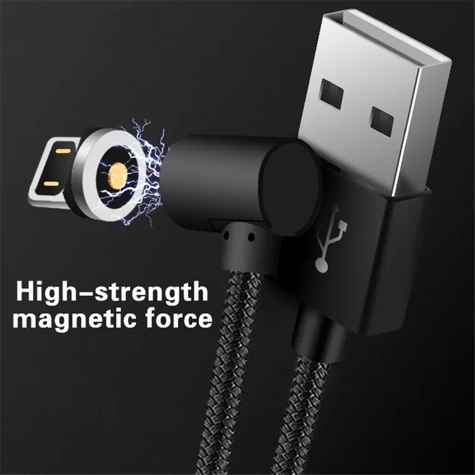 NOHON локоть Магнитный кабель для зарядки телефона освещение микро usb Тип C магнит быстрое зарядное устройство для iPhone X 7 8 6 для samsung huawei LG