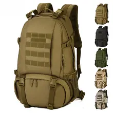 2017 Men 40L Camping backpack Climbing Hiking bag Shoe Position Computer Bit backpack Camouflage backpack Free Shipping