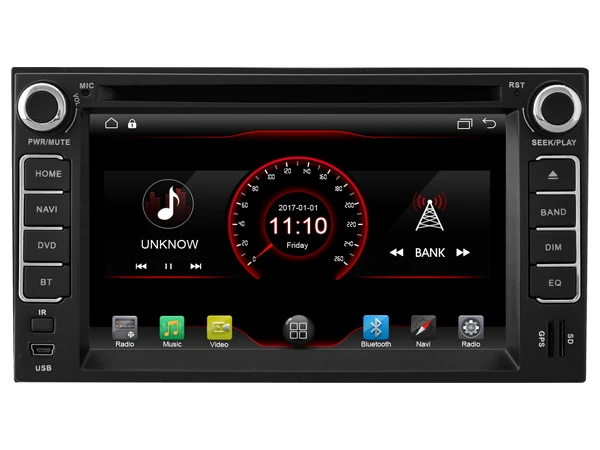 Cheap Android 8.1 quad core car dvd player media stereo wifi carplay headunit for KIA SPORTAGE SORENTO SPECTRA SEDONA 2004-2010 5