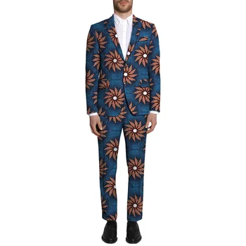 

Dress Men African Print Man's Blazer And Pant Suits Blazers Dashiki Suit Jacket Festive Handmade African Men Clothing Customized