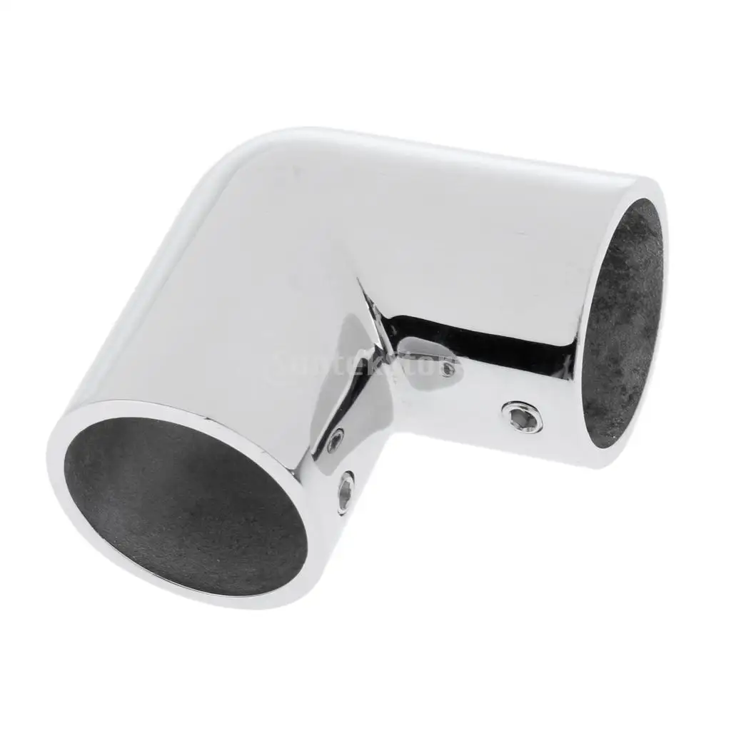 25mm Boat Handrail Fittings 2pcs 90 Degree Tee & 2pcs Elbow - Marine Grade 316 Stainless Steel