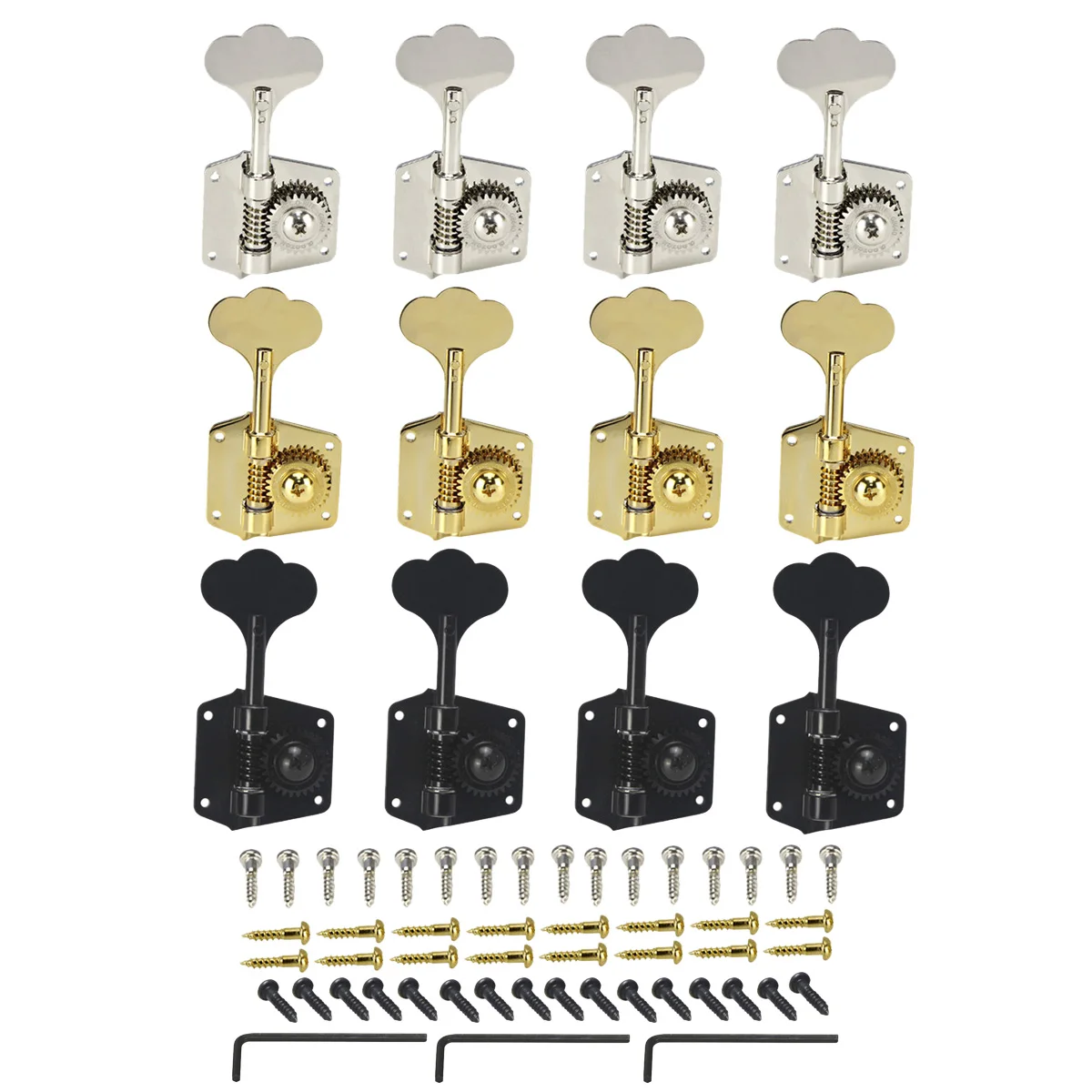 

Original GOTOH GB640 RES-O-LITE Super Lightweight Bass Machine Heads For Right Hand Bass Guitar Accessories Made in Japan