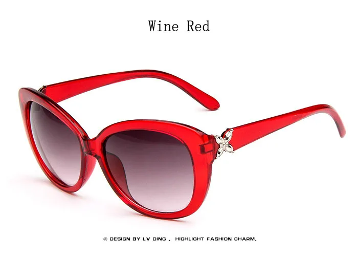 [EL Malus] Модные ретро очки с овальной оправой UV400 Винтажные женские черные красные солнцезащитные очки Брендовые дизайнерские зеркальные очки