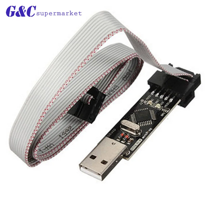 Программатор USBASP USBISP AVR USB ISP ASP ATMEGA8 ATMEGA128 с поддержкой Win7 64K для Arduino|Интегральные