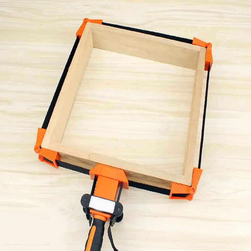 

Multifunction Blet Woodwork Clamp Quick Adjustable Band Angle Polygonal Clip for Woodworking Picture Framing Art Craft
