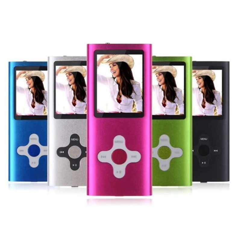 Ультратонкий портативный MP3/MP4 плеер 1,8 дюймов цветной экран цифровой портативный Видео Медиа музыкальный плеер