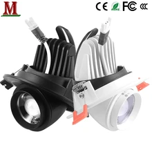 Светодио дный светодиодный регулируемый фокус 15 градусов-60 градусов встроенный cob прожектор 5w7w10w15w AC85-265v