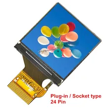 1.3 pouces TFT LCD IPS coloré panneau d'écran Horizontal 1.3 pouces 240240 12pin 24 broches type de soudure prise enfichable(China)