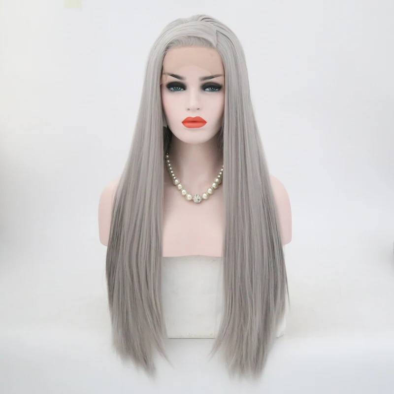 Carisma cabelo de alta temperatura peruca dianteira