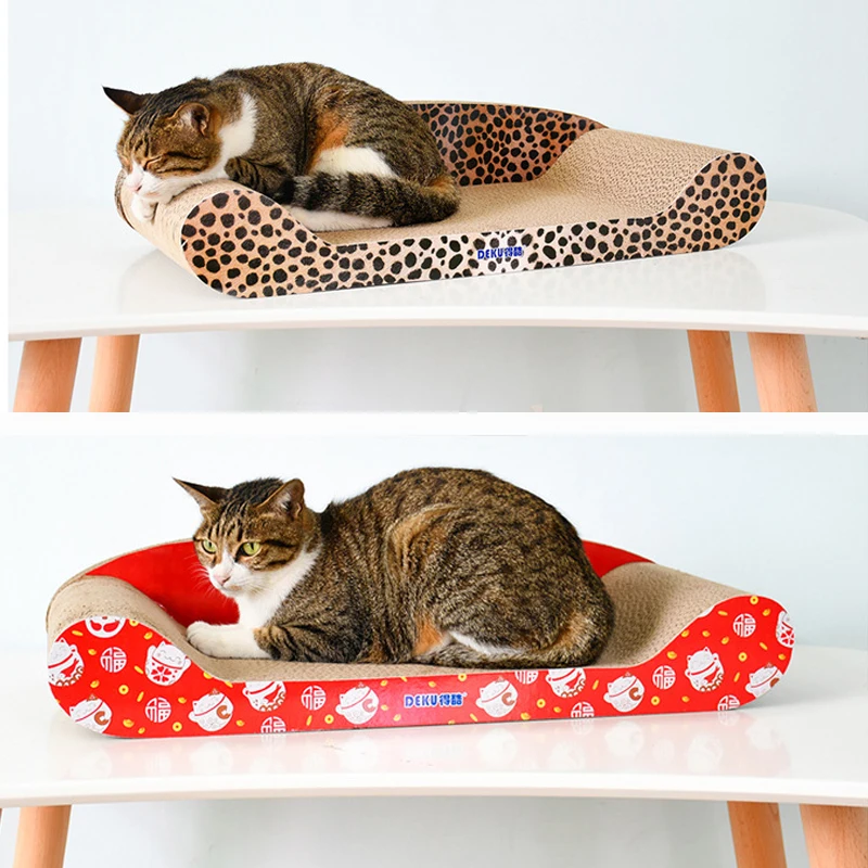 Petshy Роскошные кошка царапин доска Pad удобные котенка диван кровать кошки забота о