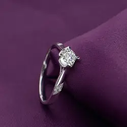 18 К золото кольцо с бриллиантами Платина для мужчин и женщин брак кольцо с бриллиантом пары Подлинная