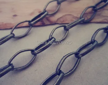 

16ft/lot antique bronze rhombus necklace pendant chain 10mmx18mm