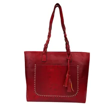 Новая Большая Сумка с кисточками, простая Индивидуальная сумка, Большая вместительная сумка на плечо, летние женские сумки через плечо с буквенным кисточкой