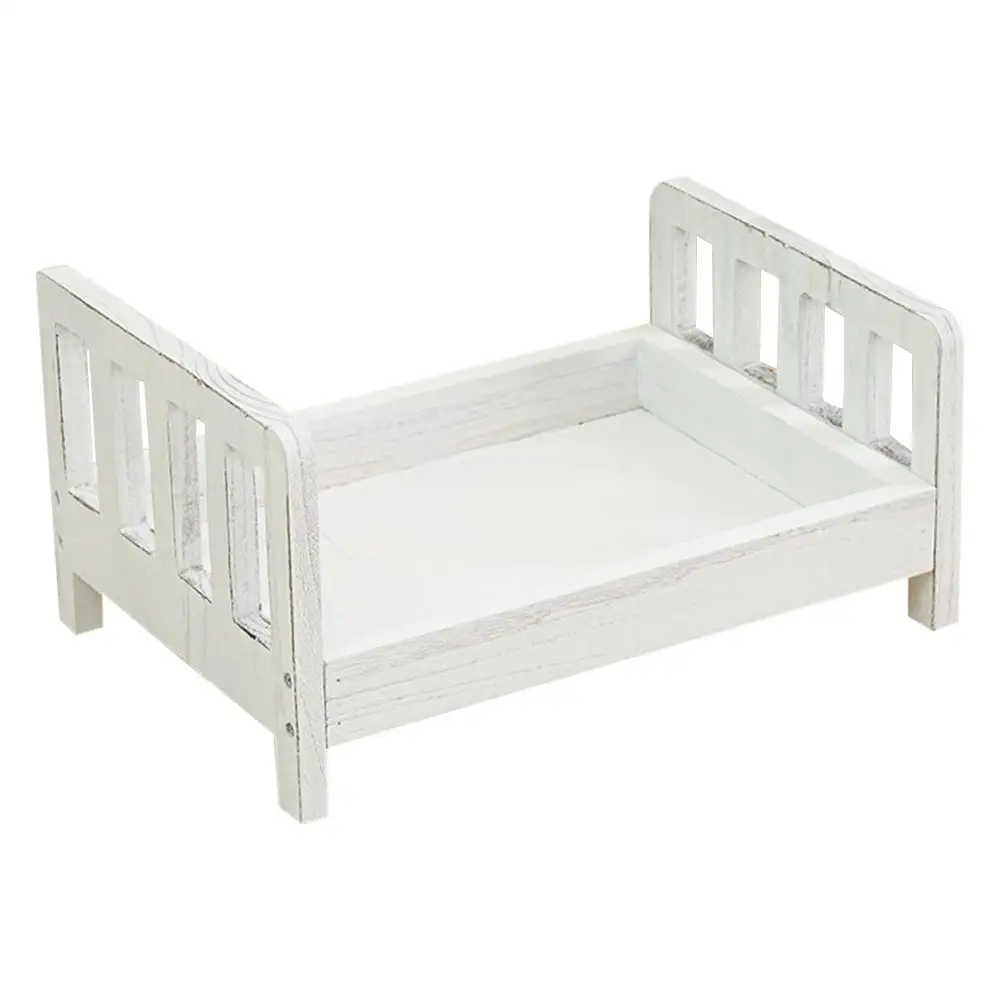 

Baby Photo Small Wooden Bed Newborn Props Bed Posing Baby Photography Props Photo Studio Crib Props for Photo Shoot Posing Sofa