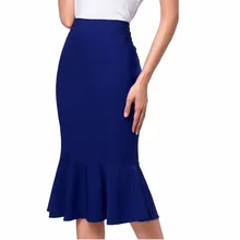 Без рукавов с открытой спиной Платья Вечерняя Высокая Талия юбки Для женщин s обтягивающая юбка-карандаш с юбка в виде хвоста русалки дешевые Для женщин Бизнес офисные вечерние миди юбки большие Размеры Saia Faldas