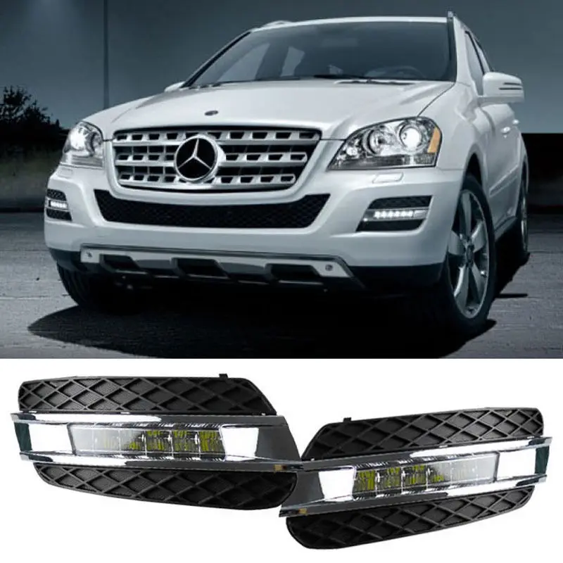 

LED Daytime Running Lights DRL LED Fog Lamp for Mercedes-Benz ML-CLASS W164 ML280 ML300 ML320 ML350 ML500 2008 2009