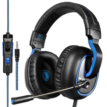 

SADES R4 Gaming Headset Headphone 3.5mm Stereo For/Pc/Ps4/Xbox One Noise Canceling Headphone