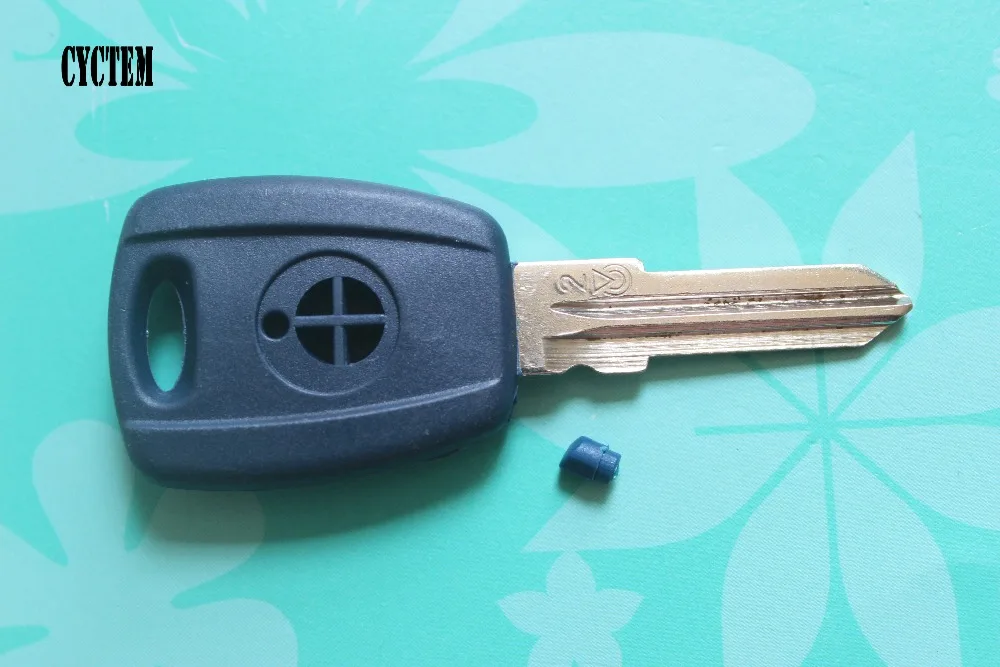 

CYCTEM Car Key Shell Auto Transponder Key Case Fit For Fiat With GT15R Blade Free Shipping
