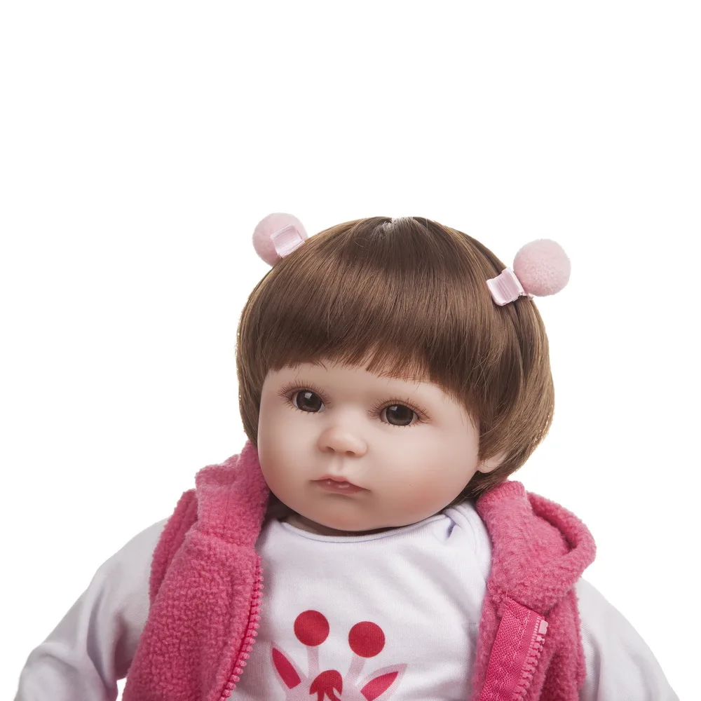 Силиконовые куклы Reborn Baby 45 см живая Реалистичная Одежда для новорожденных