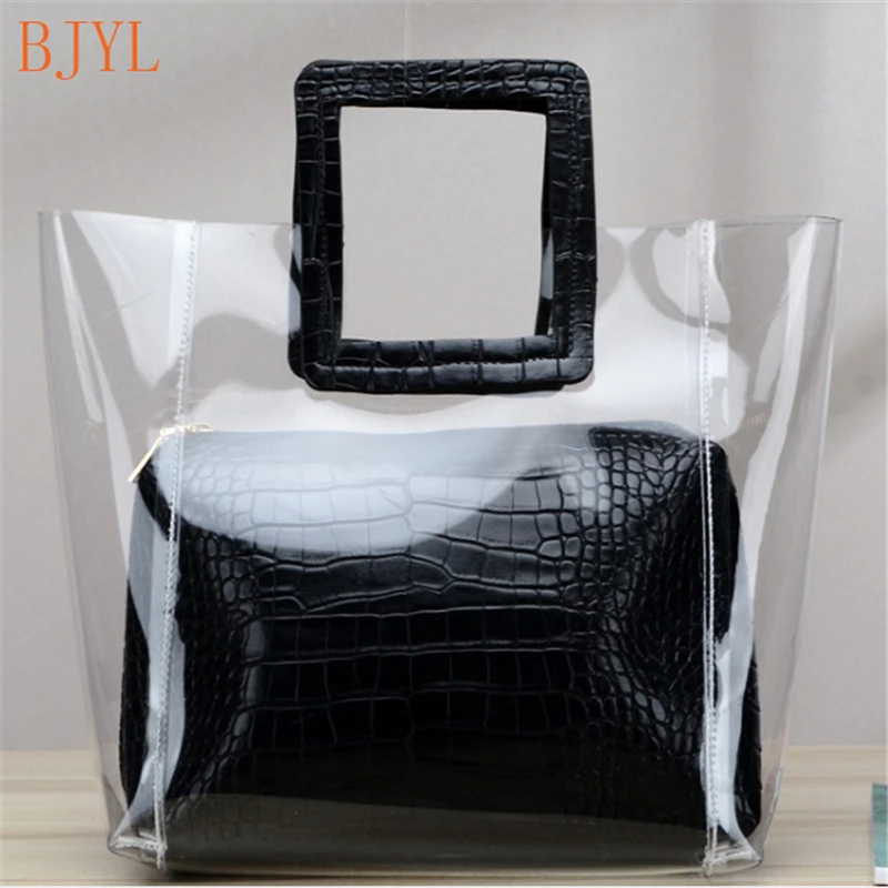 

Woman Messenger Bag 3D Transparent PVC Daughter package Women Handbags Retro Simple Lady Crossbody Shoulder Bags for woman