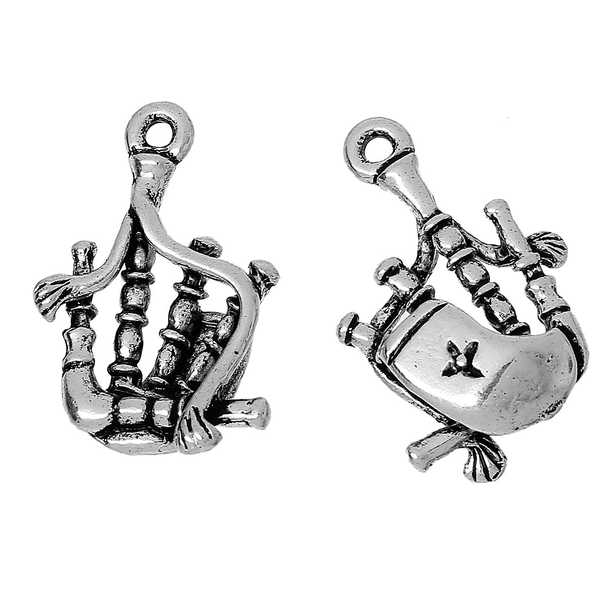 Очаровательные Подвески DoreenBeads из цинкового металлического сплава мешковатая