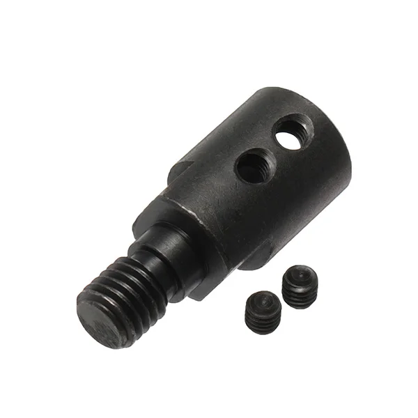 DANIU черный 5 мм/8 мм/10 мм/12 мм хвостовик M10 оправка шпинделя разъем адаптер режущий инструмент аксессуар для угловой шлифовальной машины - Цвет: 10mm