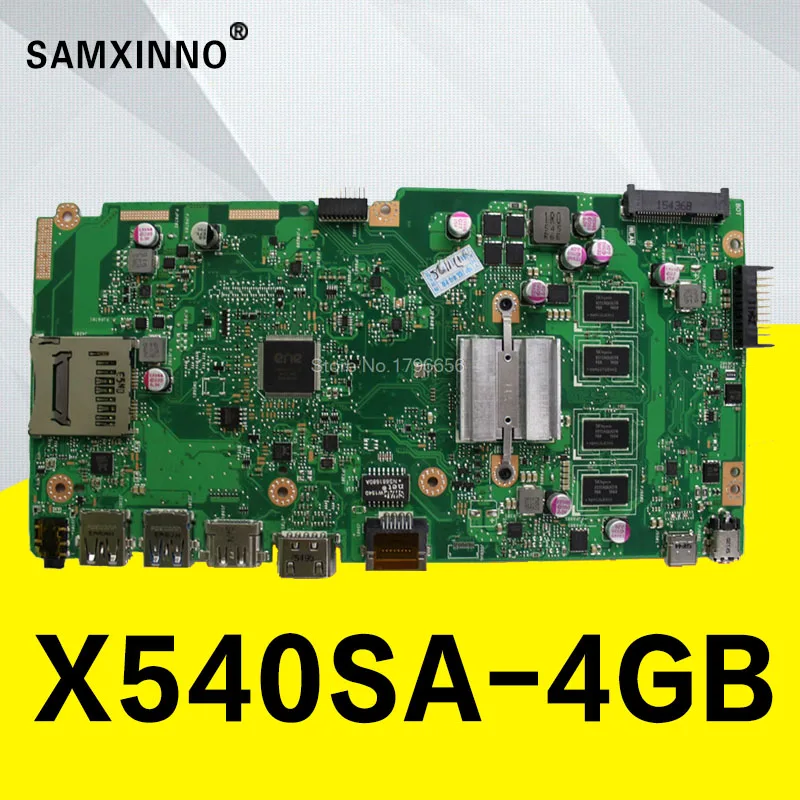 Новая материнская плата X540SA 4GB-RAM N3050/N3060 cpu REV 2,0 для ASUS X540 X540S X540SA X540SAA тест материнской платы ноутбука ОК