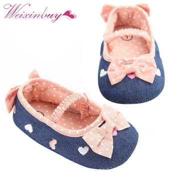 

0-18M Soft Soled Girls baby Shoes First Walkers Bow Prewalker Crib Shoes,Bebe Shoes,Baby Girl Shoes2