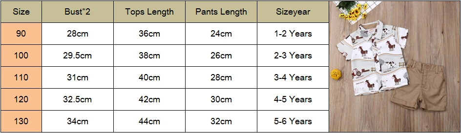 2 предмета, футболка с принтом для маленьких мальчиков Топ+ коричневые шорты Модный дышащий Удобный комплект одежды для мальчиков