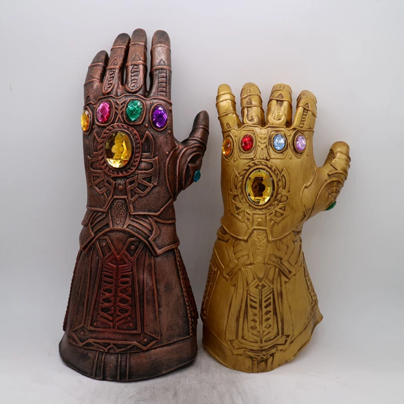 

The Avengers Infinity War Thanos Gauntlet Mask Cosplay Latex Glove Adult Kids Party Costumes Props Funny Mask Gift Toys