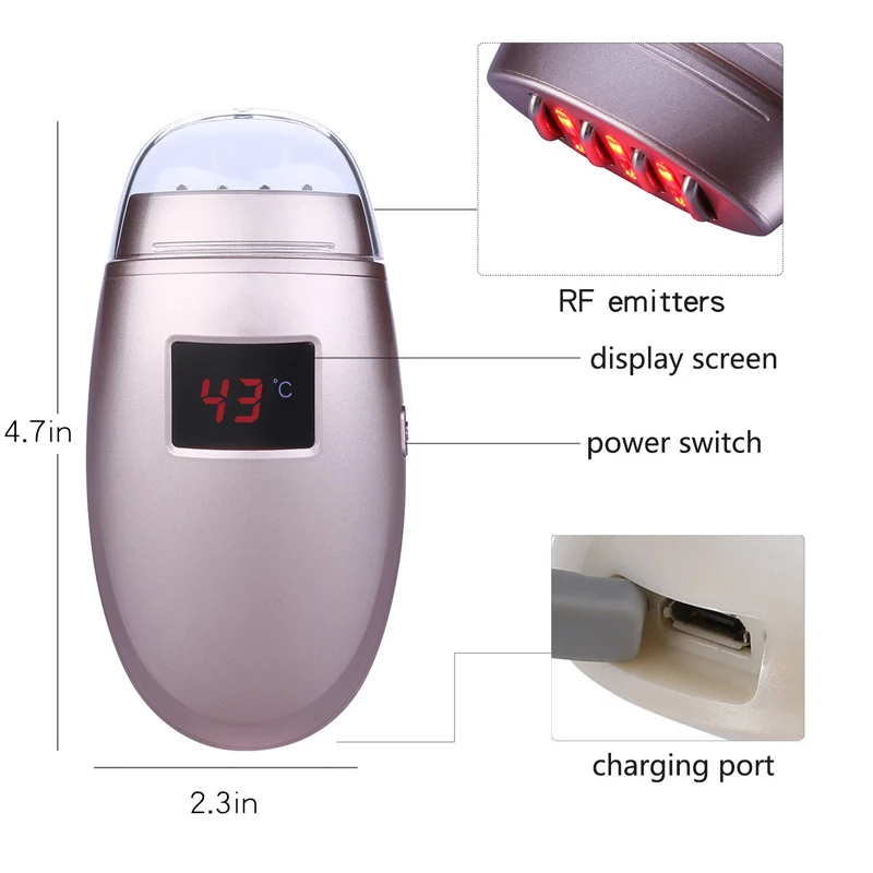 Радиочастотная спа-машина для лица, удаление морщин, подтяжка кожи, уход за лицом, устройство для ухода за кожей, массажер для регенерации коллагена