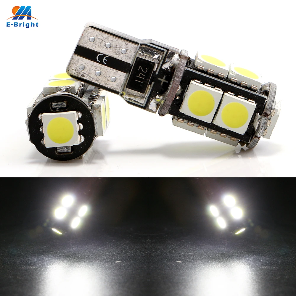 T10 W5W Canbus 5050 9 SMD светодиодный никаких ошибок выявлено не было 12 V 6000 k Интерьер