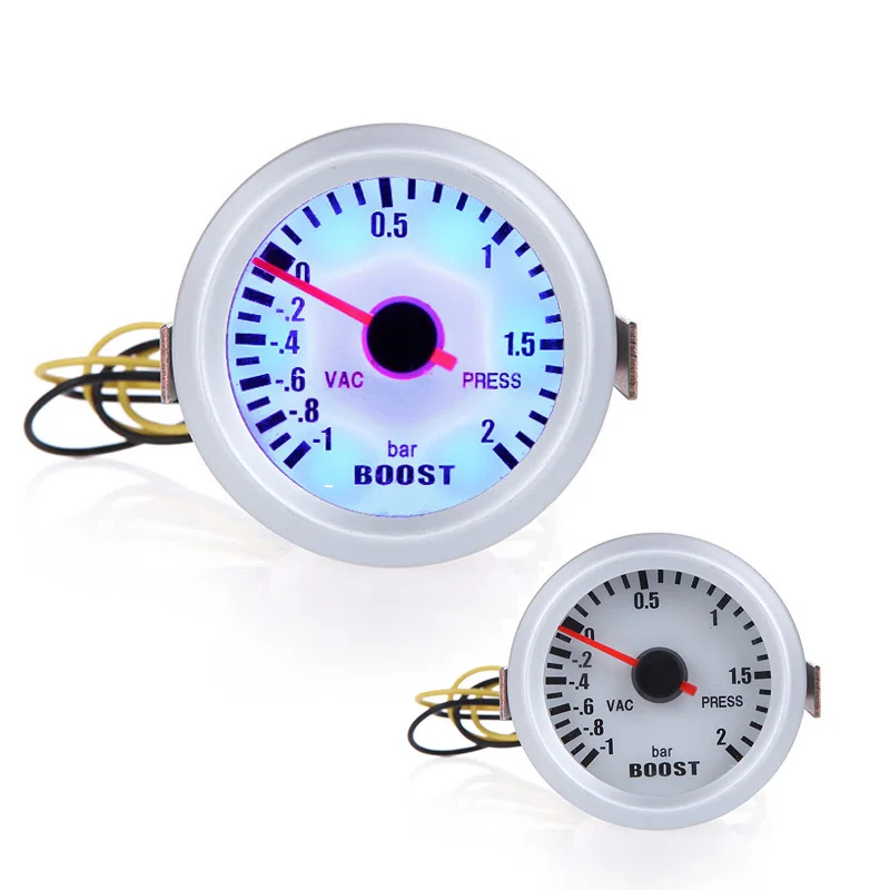 Prix pour Voiture 2 "52mm-1 ~ 2BAR Turbo Boost 12 V Vide Auto Voiture de Presse Jauge Compteur Avec bleu LED Lumière Prix pour Voiture 2 "52mm-1 ~ 2BAR Turbo Boost 12 V Vide Auto Voiture de Presse Jauge Compteur Avec bleu LED Lumière