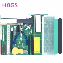 Хобби модель Инструменты Набор ПВХ коврик для резки плоскогубцы шлифовальная полировальная машинка набор инструментов для Gundam