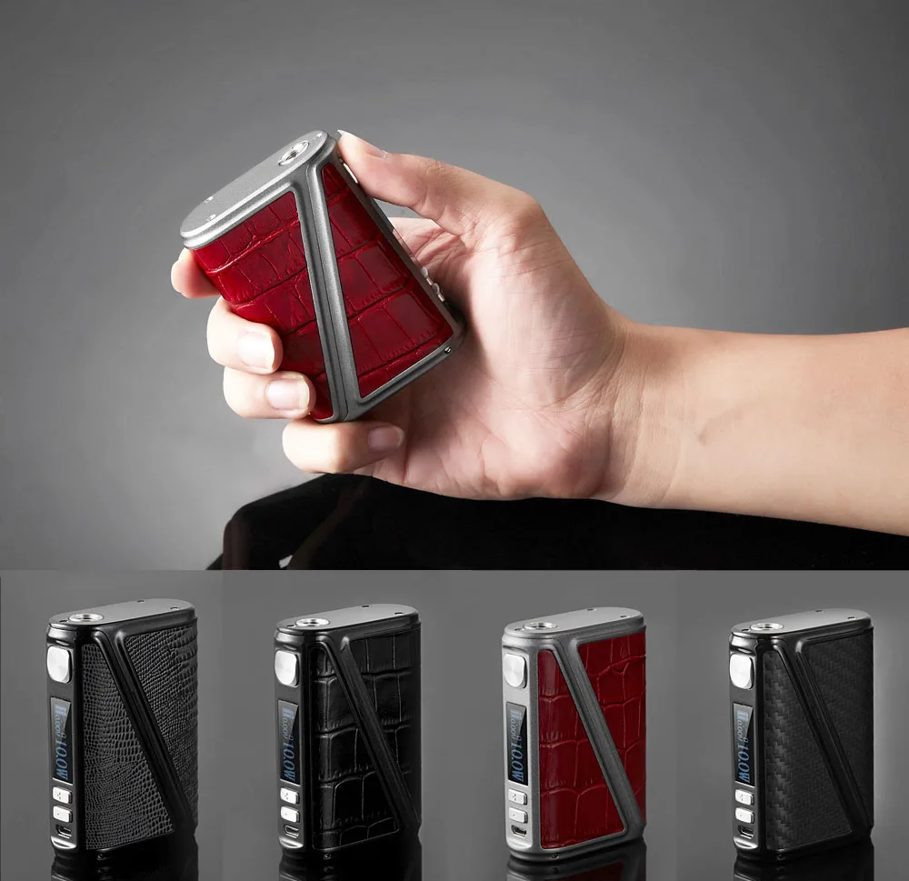 New Arrive 233W Warlock Z-BOX Mechanical Mod Box 233W TC Box Mod Leather Design Big Power Electronic Cigarette Mod New Arrive 233W Warlock Z-BOX Mechanical Mod Box 233W TC Box Mod Leather Design Big Power Electronic Cigarette Mod