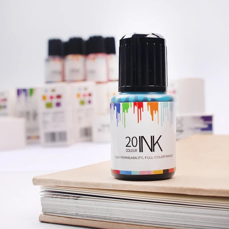 non carbon Color Ink 20 Colors X 15ml/bottle Fountain Pen dip | Канцтовары для офиса и дома