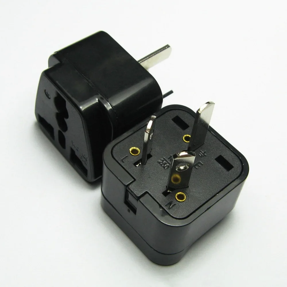2 Pack Australia & China Power Adapter Type I Travel Adapter Plug