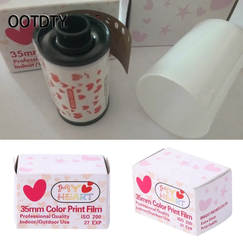 

OOTDTY Studio Accessory set 35mm Color Print Film for 135 Format Camera for Lomo Holga Dedicated