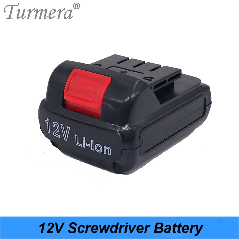 Turmera 12V 12.6V 3S 18650 battery pack battery mini lithium battery electric drill Cordless screwdriver battery shura shurik battery D 03