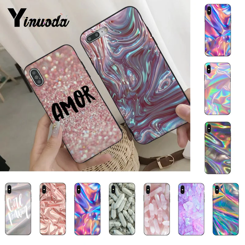 

Yinuoda Wave Marble color Originalblack tpu Phone case cover for iPhone 6S 6plus 7 7plus 8 8Plus X Xs Xr XsMax 5 5S 5C SE