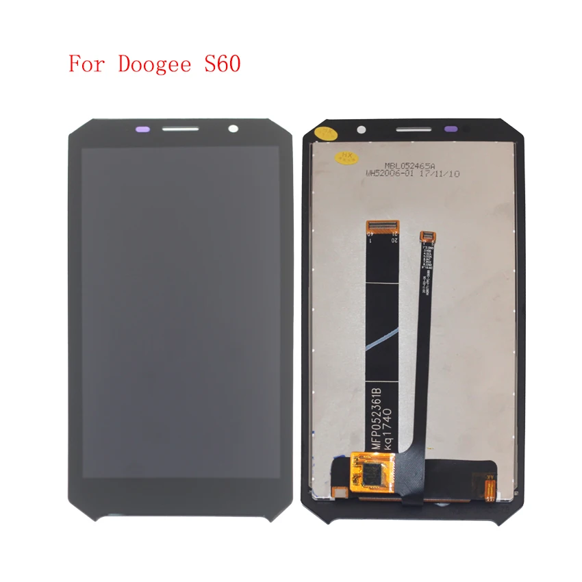 Высокое качество Для Doogee S60 ЖК-дисплей кодирующий преобразователь сенсорного