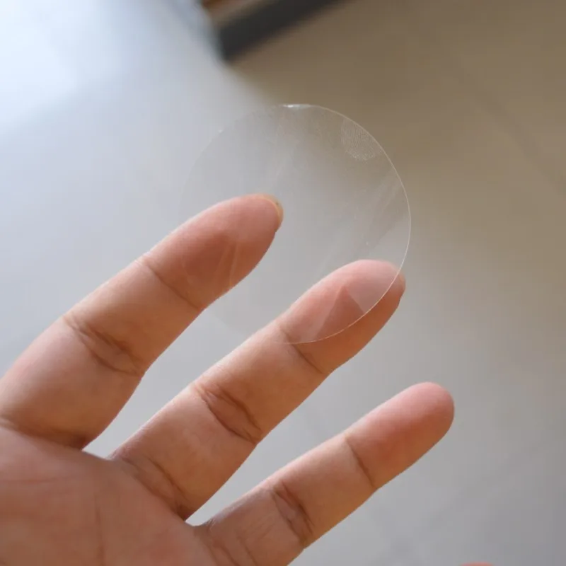 diameter size 2 5cm diameter round transparent labels circle pvc transparent labels