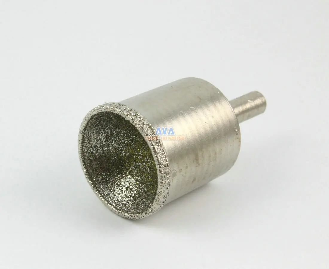 2 Pcs 25mm Diamond Mounted Point Spherical Concave Head Grinding Bit